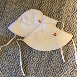 Two Zutano sun hats